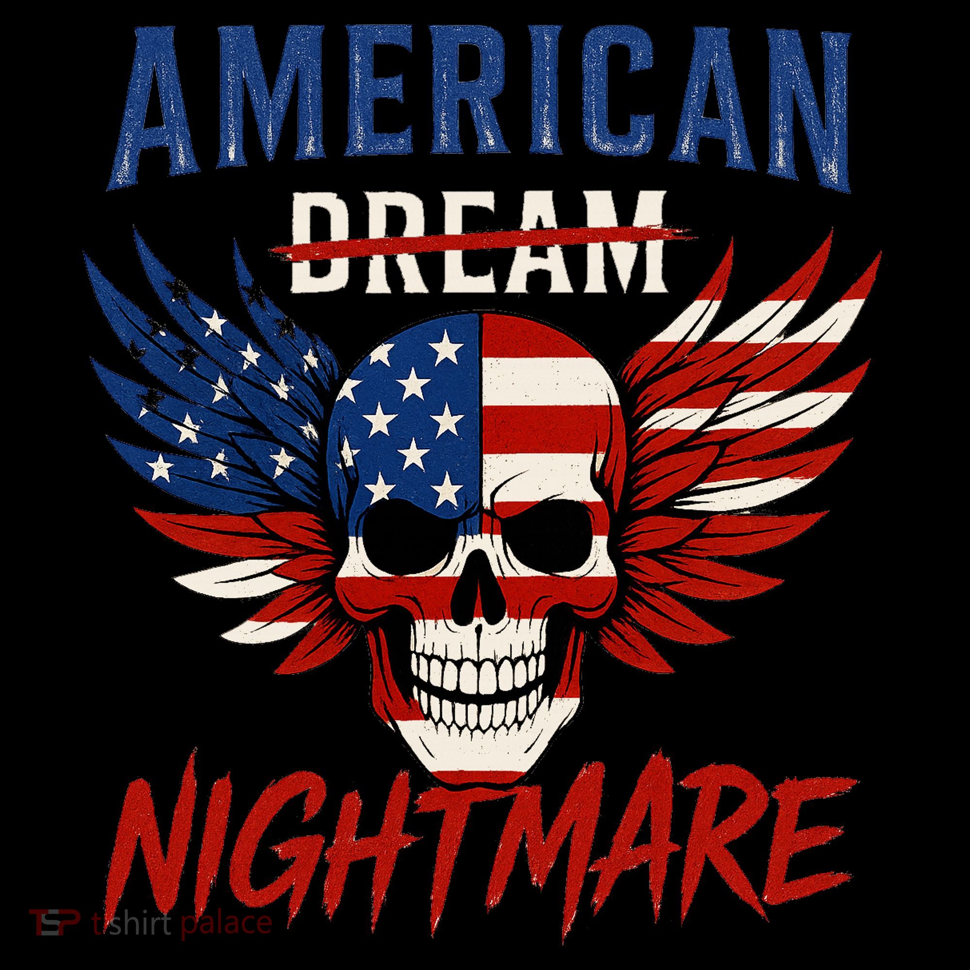 American Flag Dream Nightmare Backpack