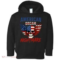 American Flag Dream Nightmare Toddler Hoodie thumb 0