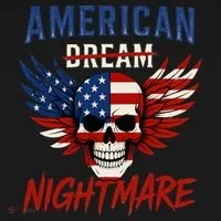American Flag Dream Nightmare Toddler Hoodie thumb 2
