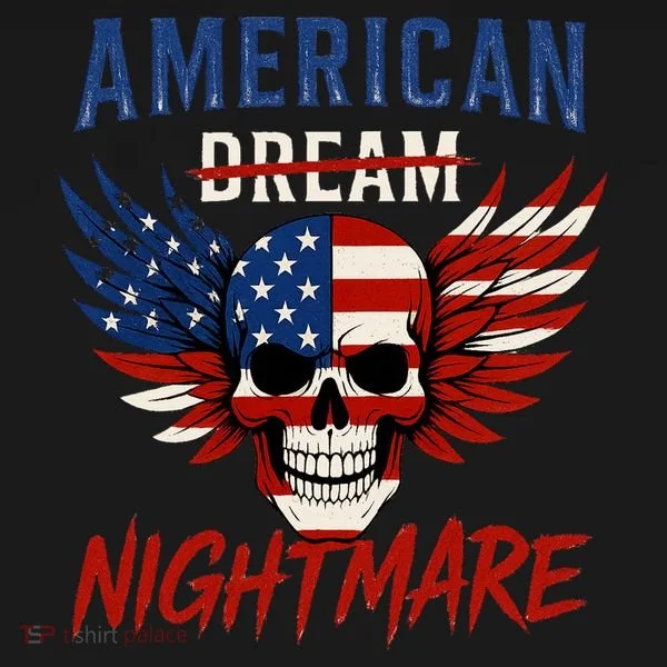 American Flag Dream Nightmare Toddler Hoodie
