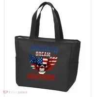 American Flag Dream Nightmare Tote Bag thumb 3