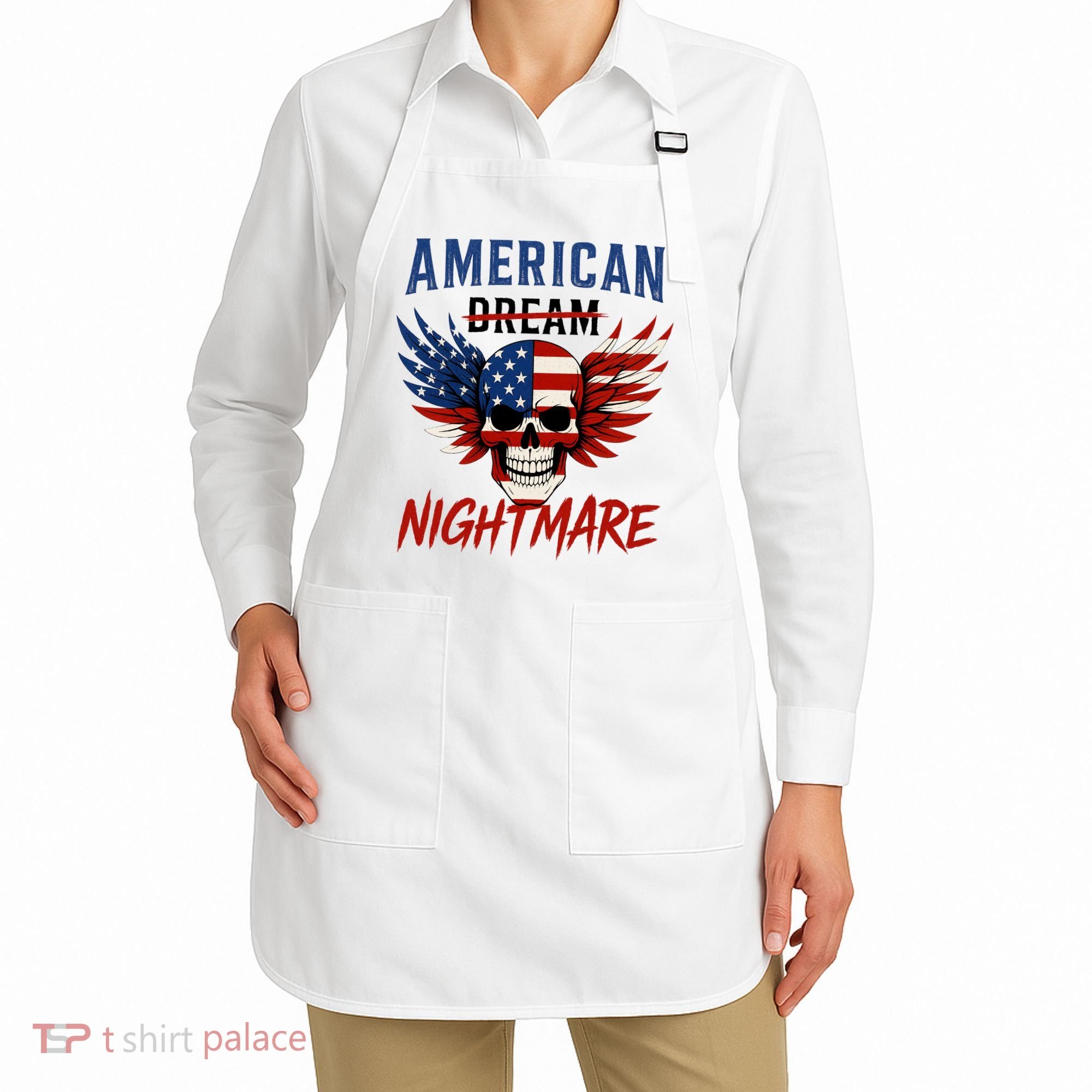 American Flag Dream Nightmare Apron