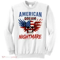 American Flag Dream Nightmare Sweatshirt thumb 0