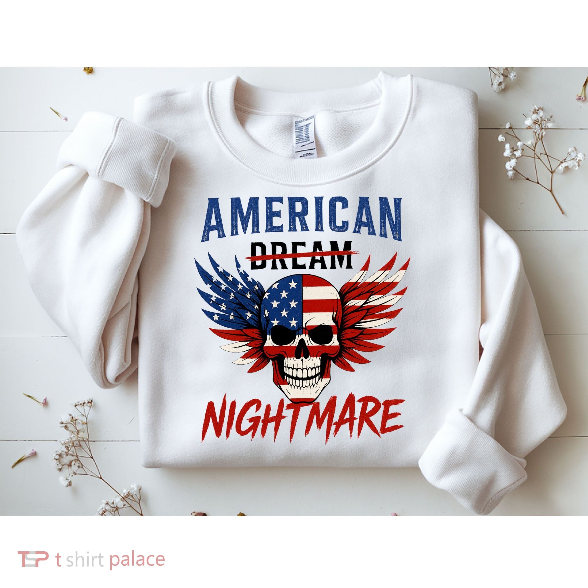 American Flag Dream Nightmare Sweatshirt