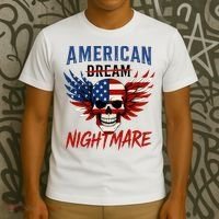 American Flag Dream Nightmare T-Shirt thumb 3