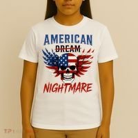 American Flag Dream Nightmare T-Shirt thumb 4