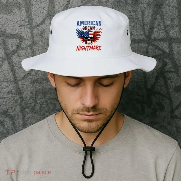 American Flag Dream Nightmare Bucket Hat