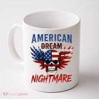 American Flag Dream Nightmare Coffee Mug thumb 0
