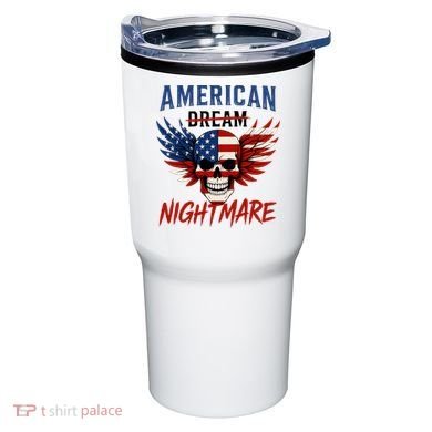 American Flag Dream Nightmare Tumbler