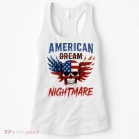 American Flag Dream Nightmare Women's Tank Top thumb 0