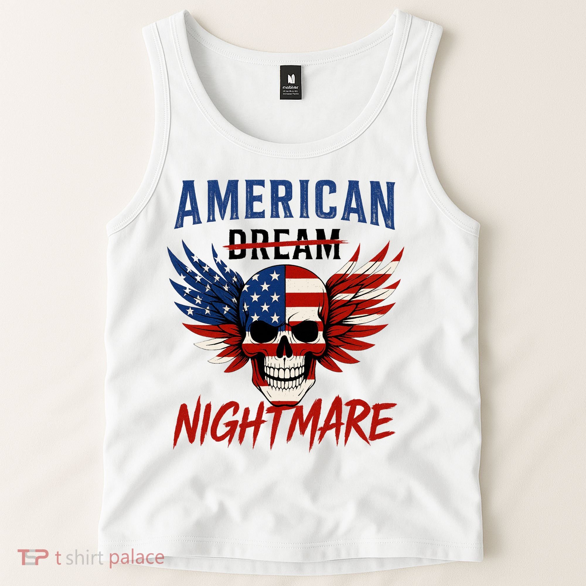 American Flag Dream Nightmare Tank Top