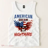 American Flag Dream Nightmare Tank Top thumb 2