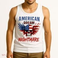 American Flag Dream Nightmare Tank Top thumb 3