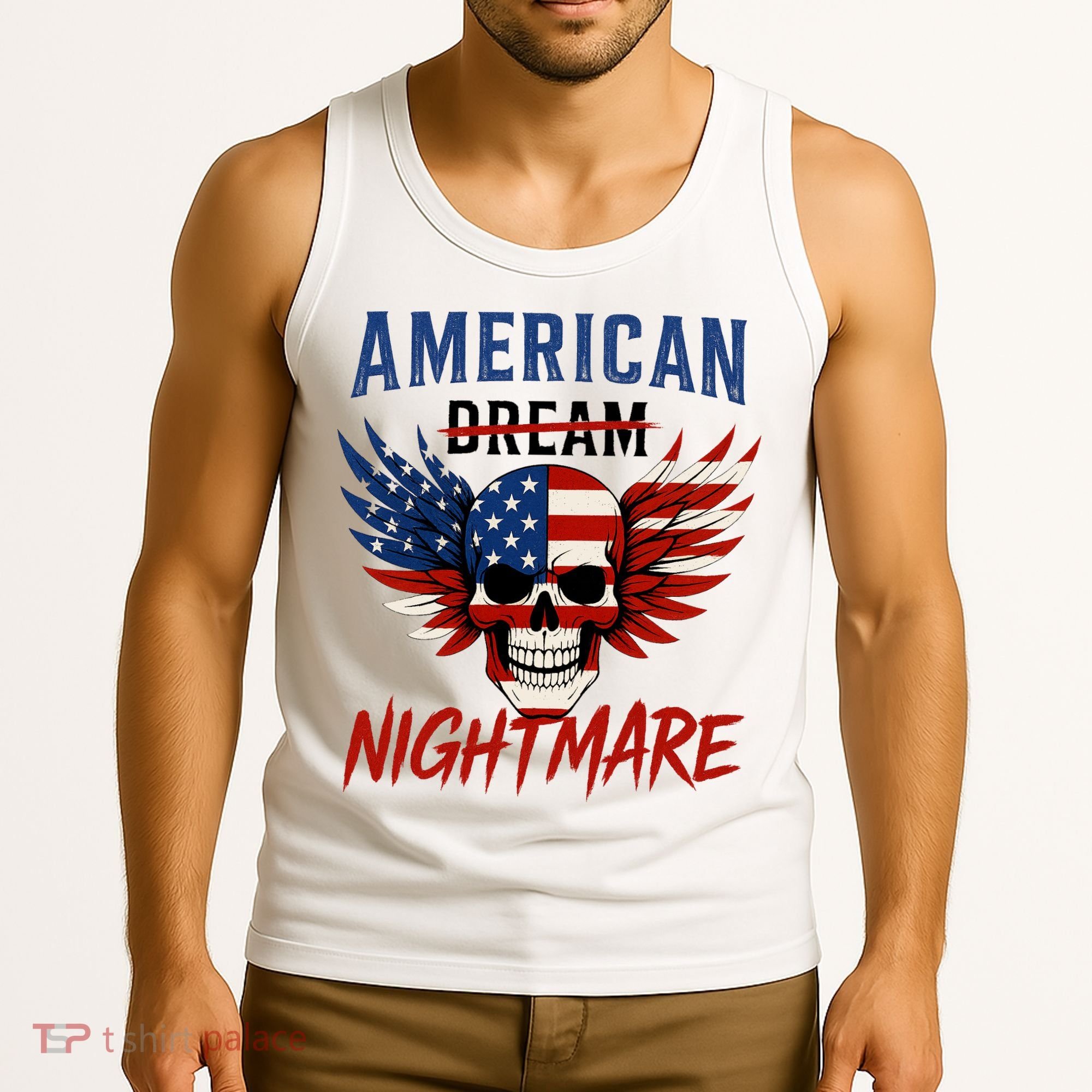 American Flag Dream Nightmare Tank Top