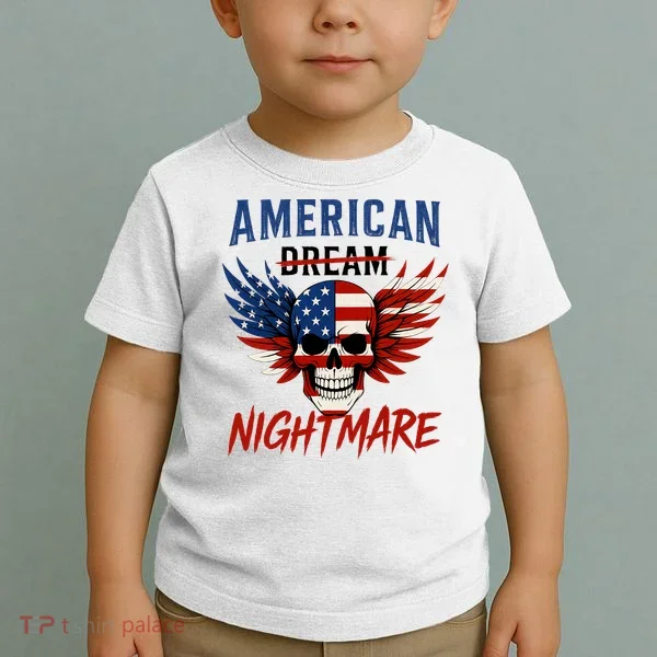 American Flag Dream Nightmare Toddler T-Shirt