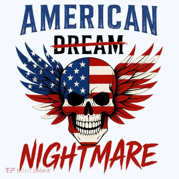 American Flag Dream Nightmare Toddler T-Shirt