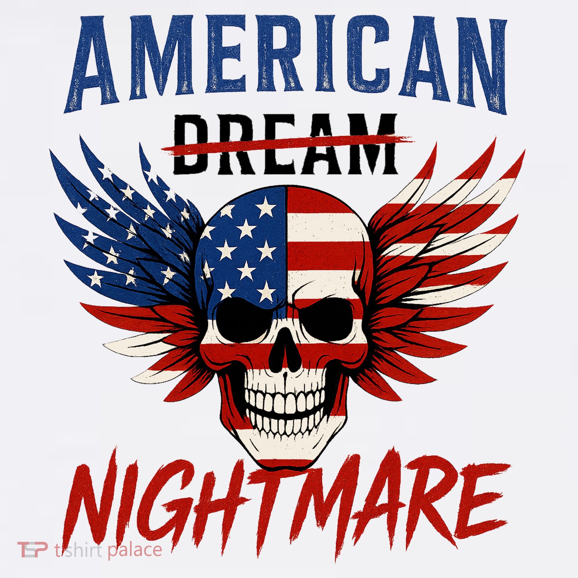 American Flag Dream Nightmare Women's T-Shirt