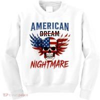 American Flag Dream Nightmare Kids Sweatshirt thumb 0