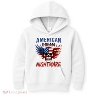American Flag Dream Nightmare Kids Hoodie thumb 0
