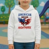 American Flag Dream Nightmare Kids Hoodie thumb 3