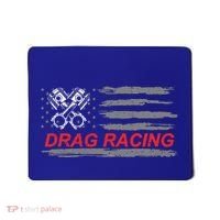 American Flag Drag Racing Car Lover Mousepad thumb 0