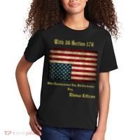 American Flag Distress Upside Down Thomas Jefferson Patriot Kids T-Shirt thumb 2