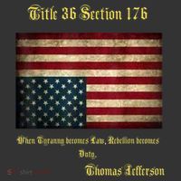 American Flag Distress Upside Down Thomas Jefferson Patriot Ornament thumb 1