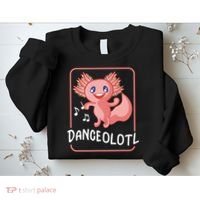 Axolotl Funny Dancing Danceolotl Amphibian Dancer Women Sweatshirt thumb 2