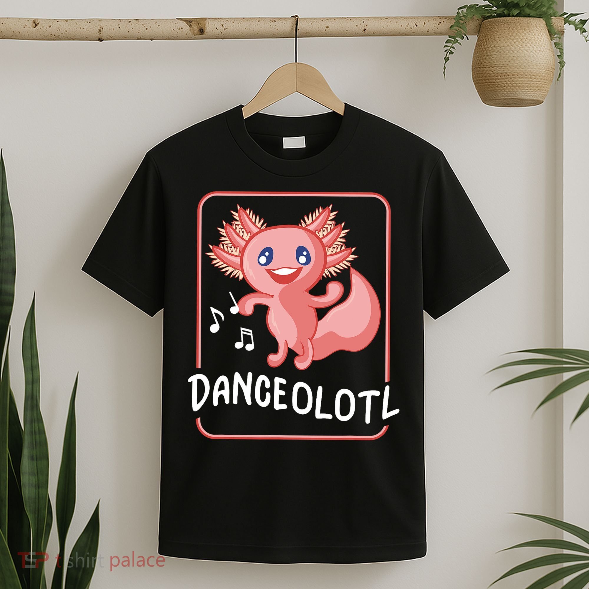Axolotl Funny Dancing Danceolotl Amphibian Dancer Women T-Shirt