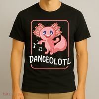 Axolotl Funny Dancing Danceolotl Amphibian Dancer Women T-Shirt thumb 3