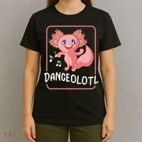 Axolotl Funny Dancing Danceolotl Amphibian Dancer Women T-Shirt thumb 4