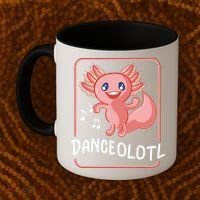 Axolotl Funny Dancing Danceolotl Amphibian Dancer Women Coffee Mug thumb 2