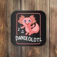 Axolotl Funny Dancing Danceolotl Amphibian Dancer Women Coaster thumb 0