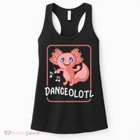 Axolotl Funny Dancing Danceolotl Amphibian Dancer Women Women's Tank Top thumb 0