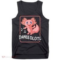 Axolotl Funny Dancing Danceolotl Amphibian Dancer Women Tank Top thumb 0
