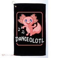 Axolotl Funny Dancing Danceolotl Amphibian Dancer Women Golf Towel thumb 0