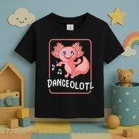 Axolotl Funny Dancing Danceolotl Amphibian Dancer Women Toddler T-Shirt thumb 3