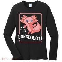 Axolotl Funny Dancing Danceolotl Amphibian Dancer Women Women's Long Sleeve Shirt thumb 0