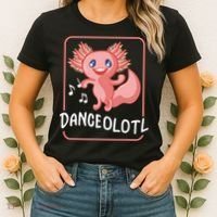 Axolotl Funny Dancing Danceolotl Amphibian Dancer Women Women's T-Shirt thumb 2