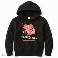 Axolotl Funny Dancing Danceolotl Amphibian Dancer Women Kids Hoodie thumb 0