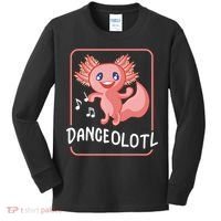 Axolotl Funny Dancing Danceolotl Amphibian Dancer Women Kids Long Sleeve Shirt thumb 0