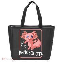 Axolotl Funny Dancing Danceolotl Amphibian Dancer Women Tote Bag thumb 0
