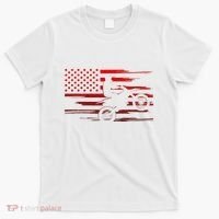 American Flag Dirt Bike Apparel Dirt Bike Motocross T-Shirt thumb 0