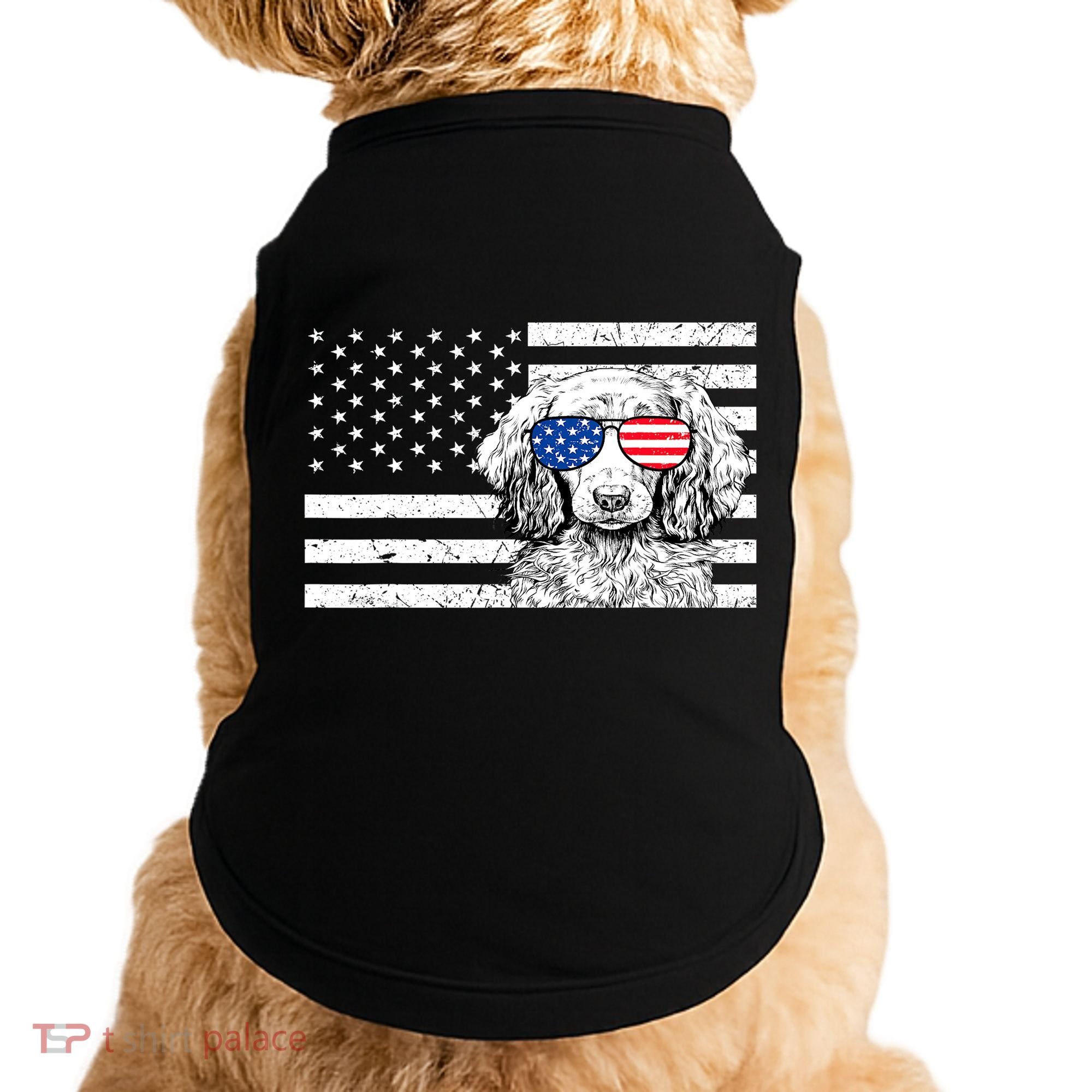 American Flag Dachshund Weiner Dog Us Patriotic Gift Doggie Tank