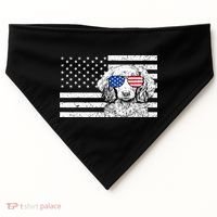American Flag Dachshund Weiner Dog Us Patriotic Gift USA-Made Doggie Bandana thumb 0