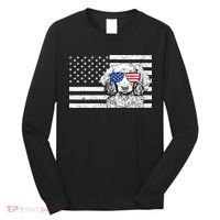 American Flag Dachshund Weiner Dog Us Patriotic Gift Long Sleeve Shirt thumb 0