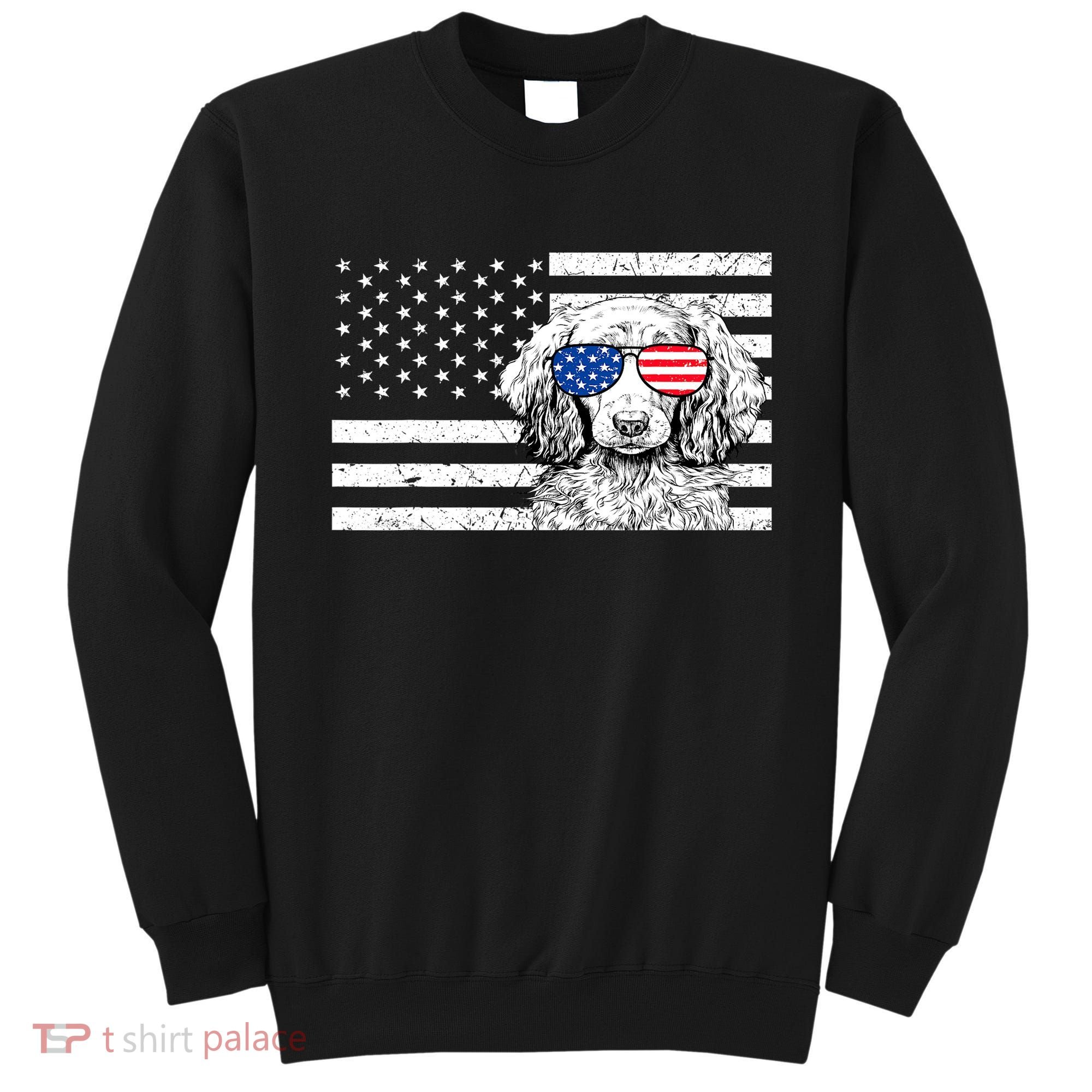American Flag Dachshund Weiner Dog Us Patriotic Gift Sweatshirt