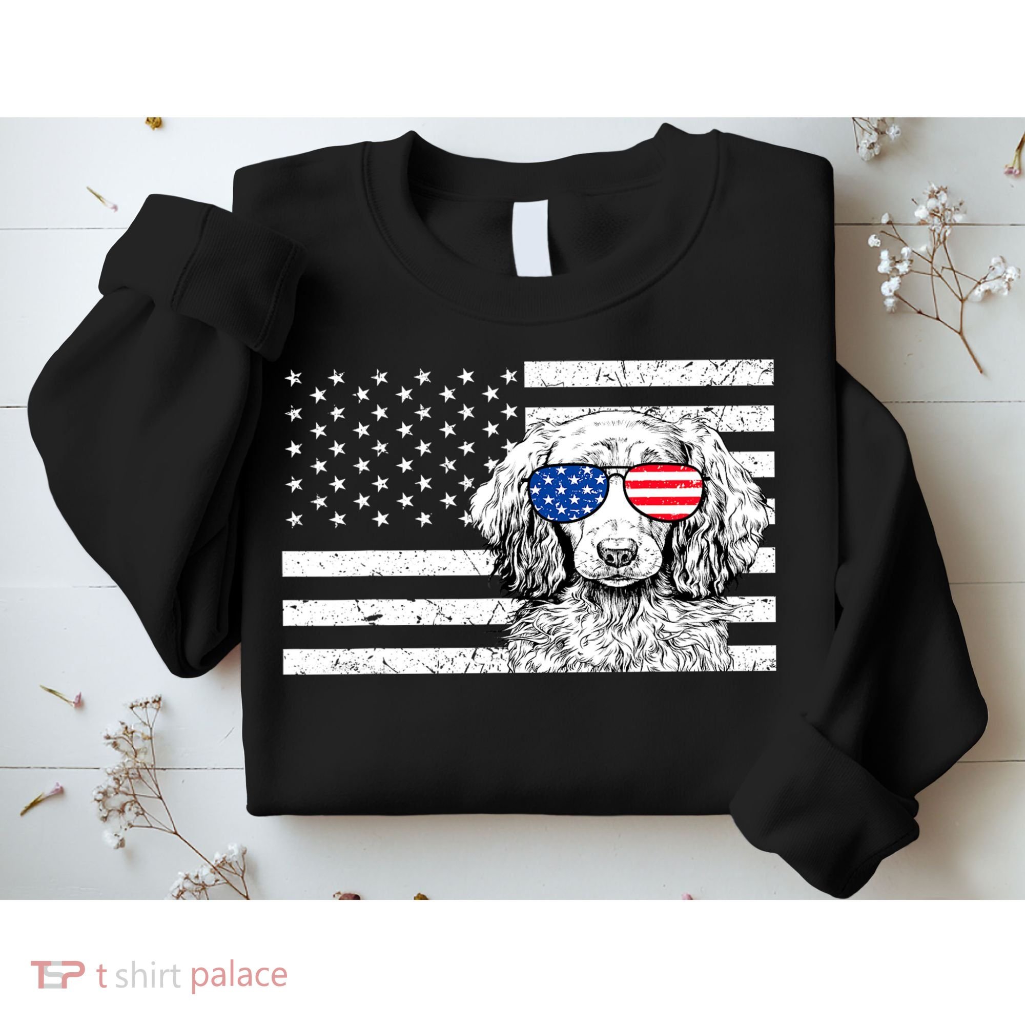 American Flag Dachshund Weiner Dog Us Patriotic Gift Sweatshirt