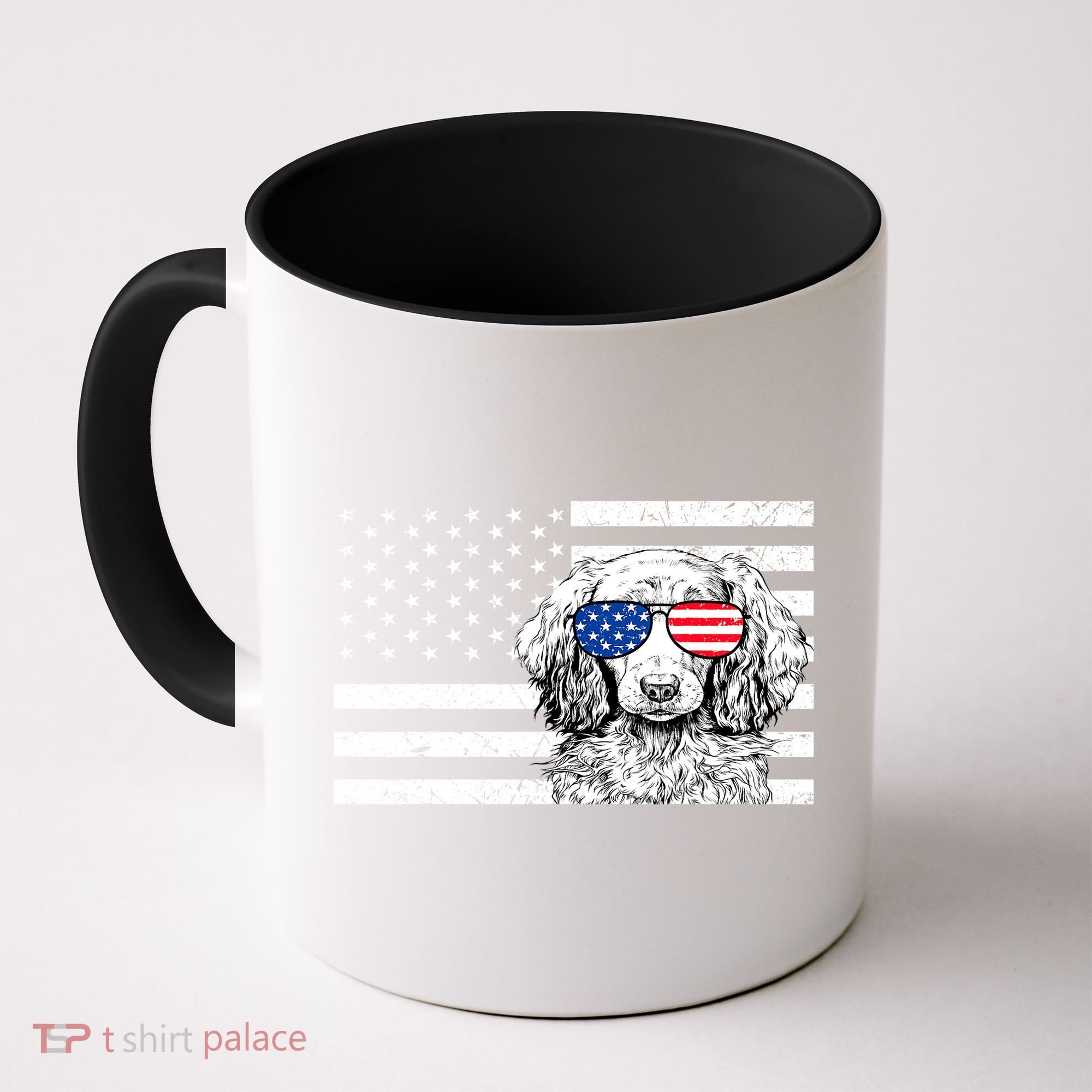 American Flag Dachshund Weiner Dog Us Patriotic Gift Coffee Mug