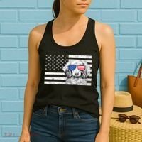 American Flag Dachshund Weiner Dog Us Patriotic Gift Women's Tank Top thumb 2
